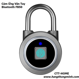 Ổ Khóa Vân Tay Cảm Ứng OKLOK FB50 Bluetooth Cao Cấp (Có Dùng App)