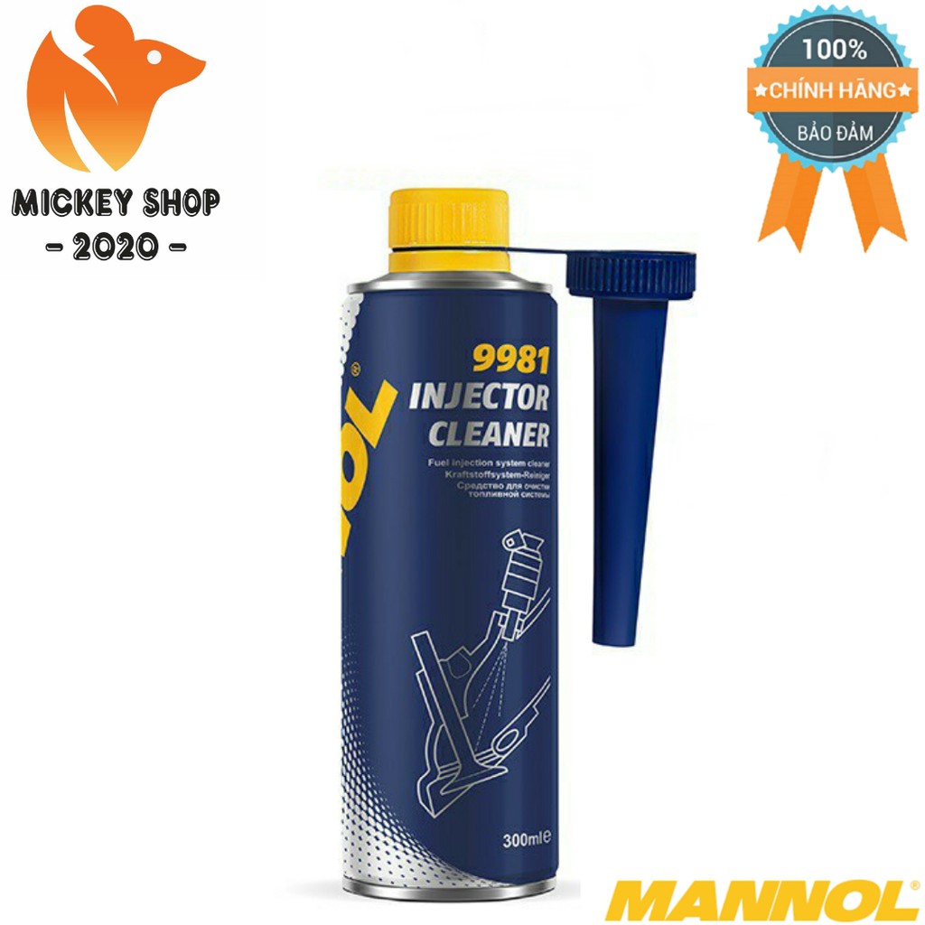 [Pro] Súc Rửa Béc Phun Xăng MANNOL 9981 – 300ML Injector Cleaner, Hàng Đức Chính Hãng – Mickey2020shop