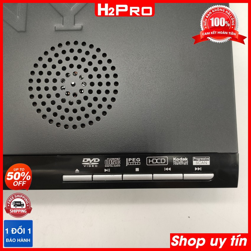 Đầu đĩa DVD Sony DVP-NS628P H2Pro USB-Thẻ nhớ,tích hợp loa và 2 cổng cắm loa rời, đầu dvd karaoke sony cao cấp Tặng quà