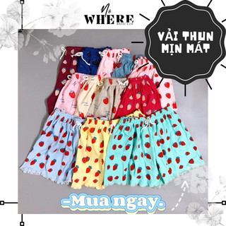 Quần ngủ mịn mát, quần đùi cute, đồ ngủ nowhere