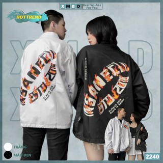 Áo Khoác Dù Nam Nữ Khoác Jackets Gió 2 Lớp Couple Siêu Hot LỬA ISANECID - AK2240