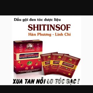 Dầu Gội Đen Tóc SHITINSOF ( HỘP 3G )