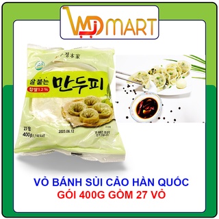 Vỏ sủi cảo Samsfood Hàn Quốc 400g gồm 27 vỏ