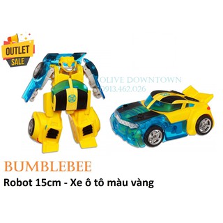 Thanh lý ⭐️ BUMBLEBEE 15cm lắp ráp thành XE Ô TÔ - TRANSFORMERS Rescue Bot