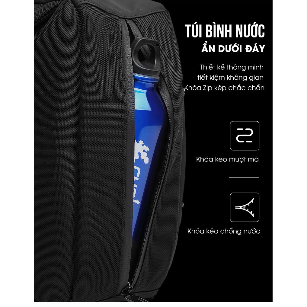 Túi đeo hông/đeo chéo vai đa năng, có cổng sạc USB tiện dụng – OZUKO MIXBOX