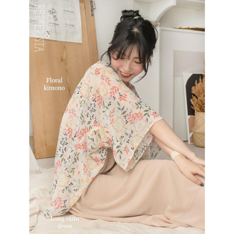 Long Cami Dress Cà Phê Sữa