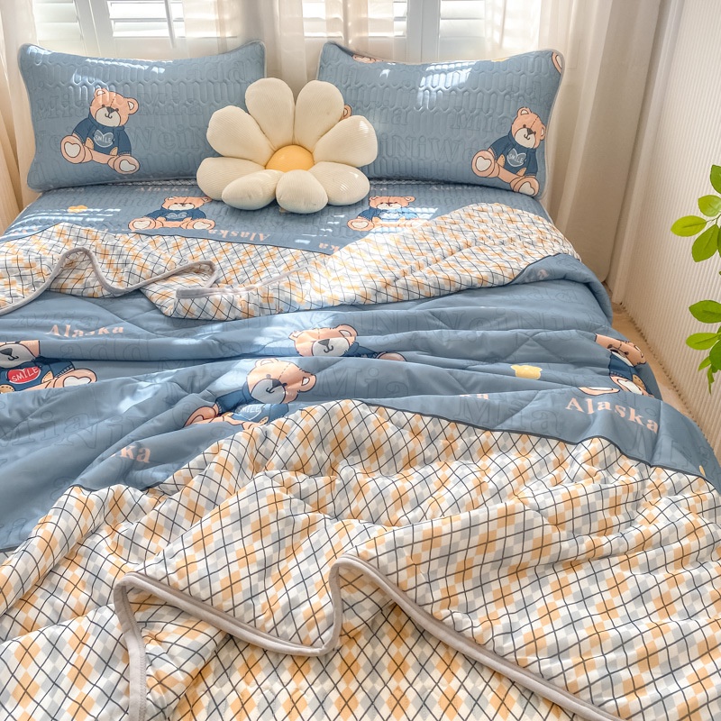 Bộ Thảm Cao Su Ba Món Thoáng Mát Gấp Gọn Tiện Dụng