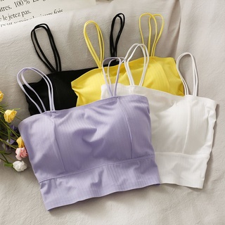 Áo bra có đệm mút co giãn 4 chiều chất liệu cotton thoáng khi