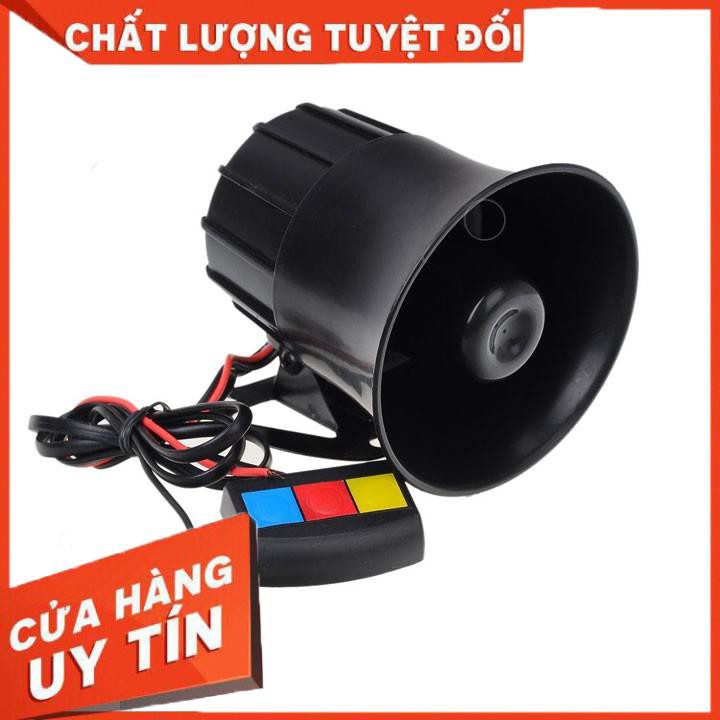 Còi Hú 3 Chế Độ Còi Báo Động Xe Ưu Tiên