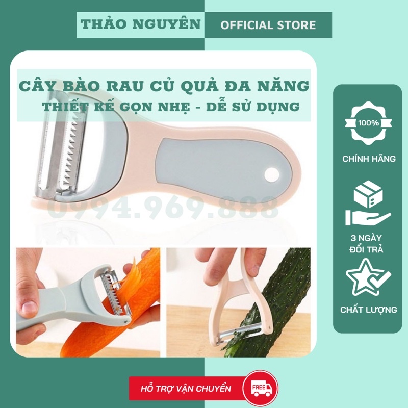 dụng cụ Nạo củ quả đa năng ,thiết kế gọn nhẹ ,tuổi thọ cao ,dễ sử dụng ( 2 trong 1 )