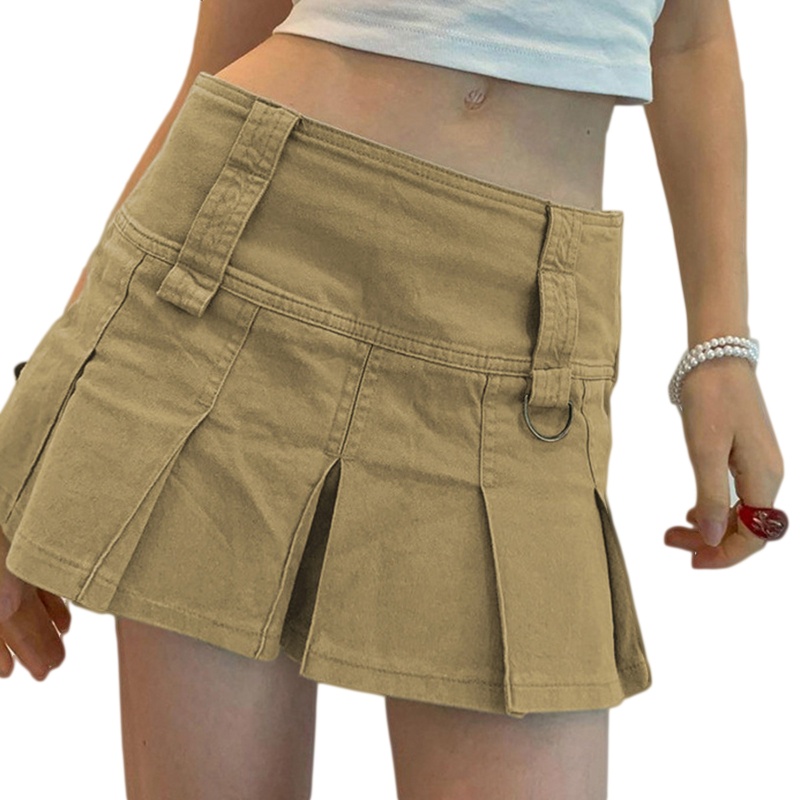 Chân Váy Jean Ngắn Lưng Thấp Gợi Cảm Thời Trang Cho Nữ