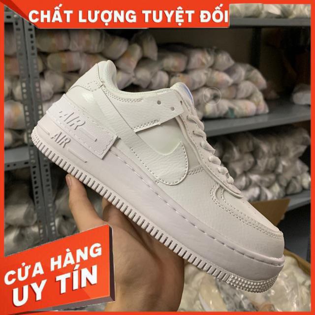 Hot FALE Xả sale lớn nhất 12-12 (FREESHIP + ẢNH THẬT 1.1) Giày Af1 Shadow Full Trắng 1,1 Full box bill ¹ new L ❄ . ' ' '