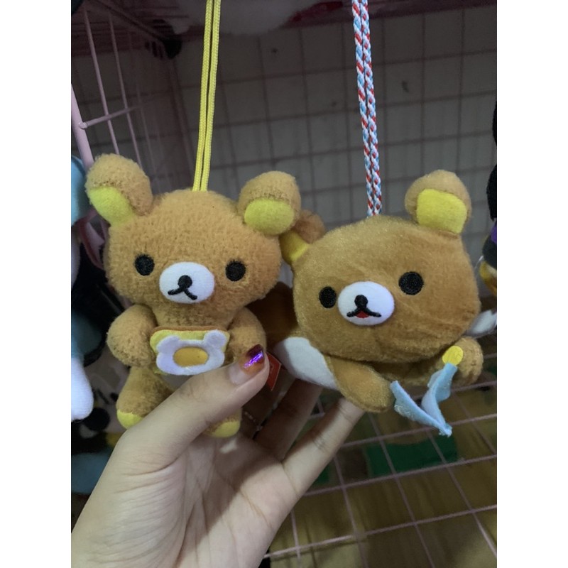 Set gấu bông Rillakuma size nhỏ 2hand