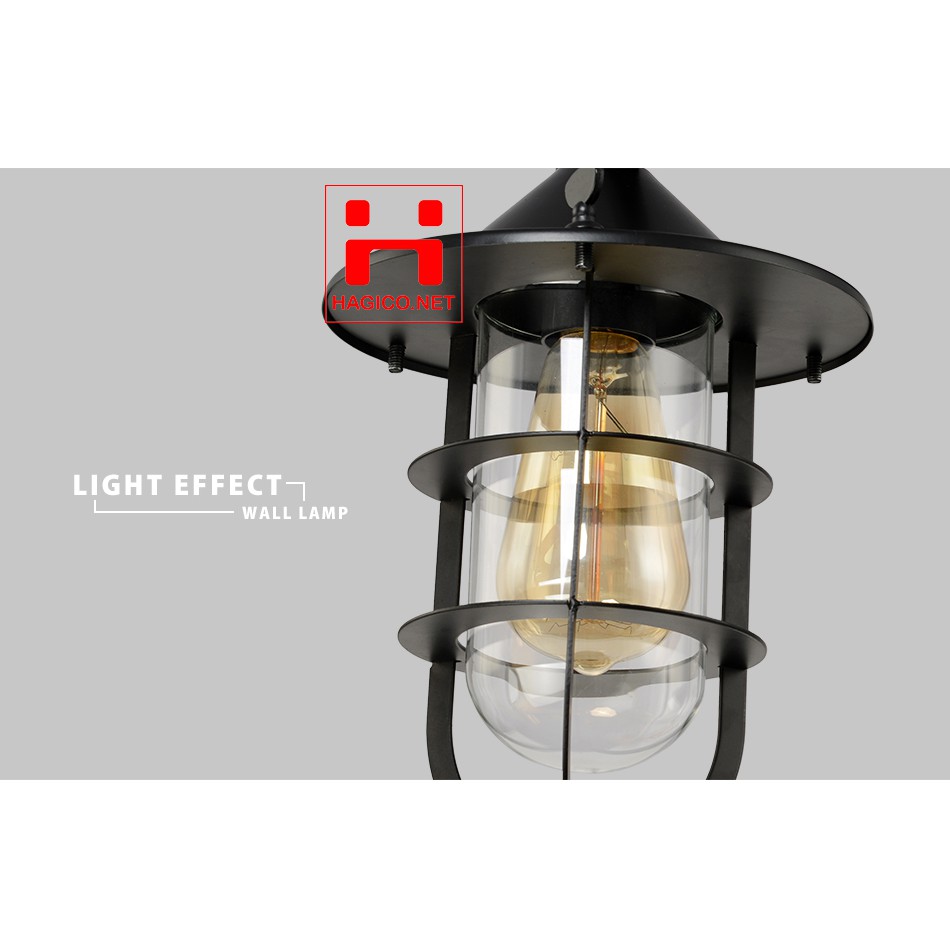 Đèn trang trí gắn tường chao thả nổ GTCN149