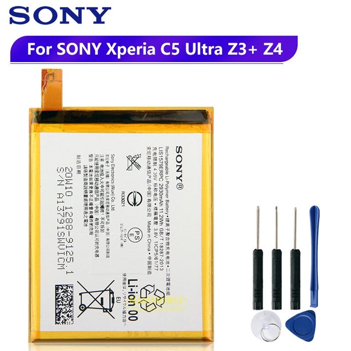 Pin Sony Xperia Z4, C5, C5 Ultra, E5533, E5563, E6653, Z3 plus, 2930mAh, LIS1579ERPC zin chính hãng