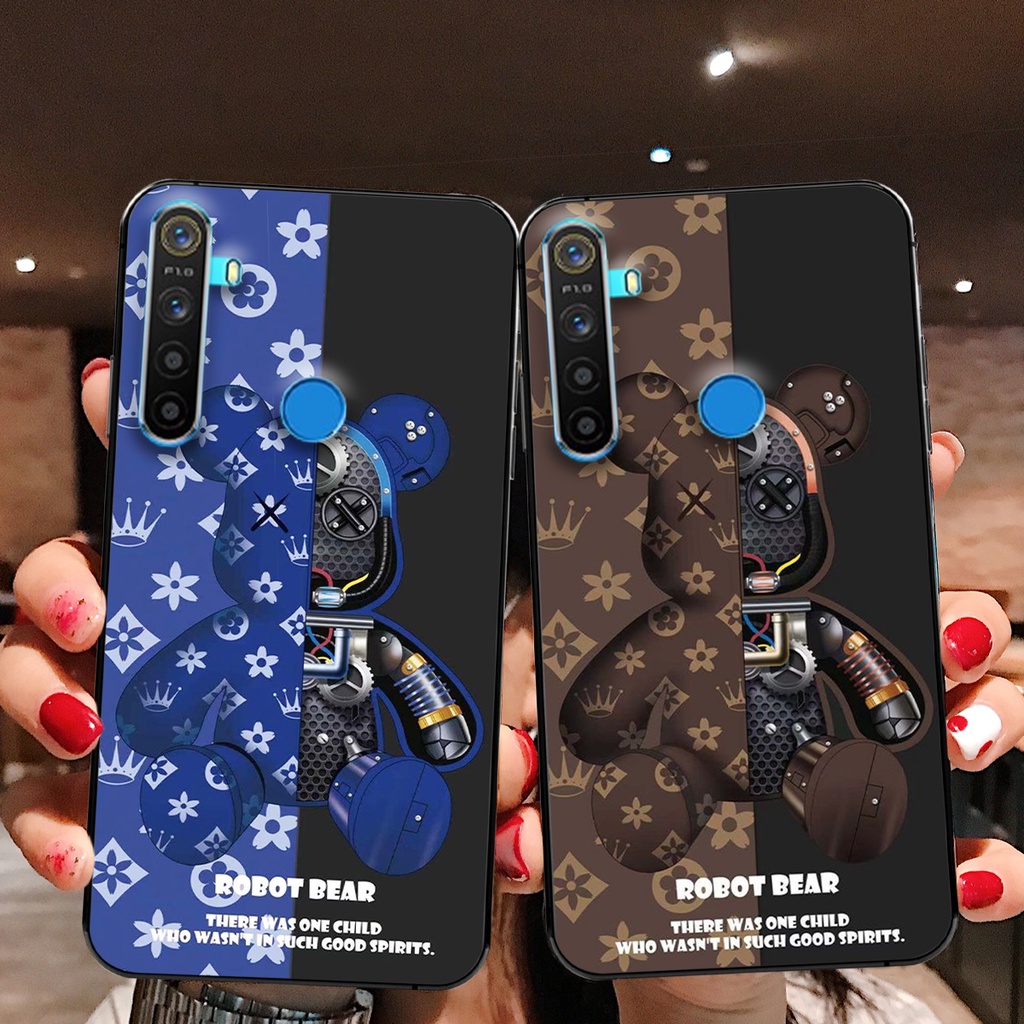 ỐP LƯNG REALME C3 -REALME C3I-REALME 5-REALME 5 PRO- REALME Q CỰC ĐẸP SIÊU ĐÁNG YÊU GẤU BEARBRICK ĐẸP