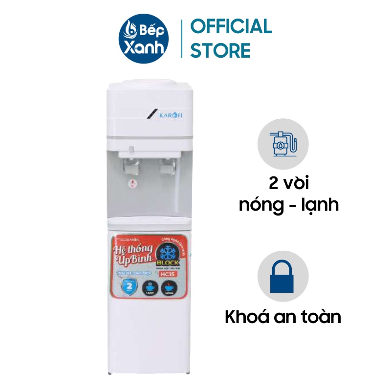 [FREESHIP HCM] Cây Nóng Lạnh Karofi Úp Bình HC15 - Bảo Hành 3 Năm - Hàng Chính Hãng