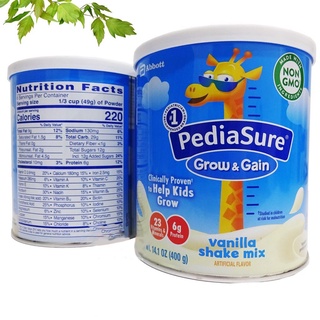 Sữa bột pediasure mỹ grow & gain vị vani / dâu 400g. hàng nội địa mỹ