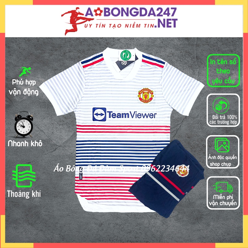 Áo bóng đá Áo Đấu MU. Hàng Thailand chuẩn thi đấu 99%.- Áo Đá Banh Đẹp đàm sport ĐÀM SPORT 3