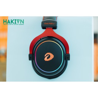 Tai nghe Gaming DareU EH925s RGB Black/Pink