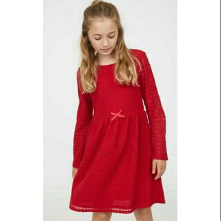 Váy ren dài tay h&m