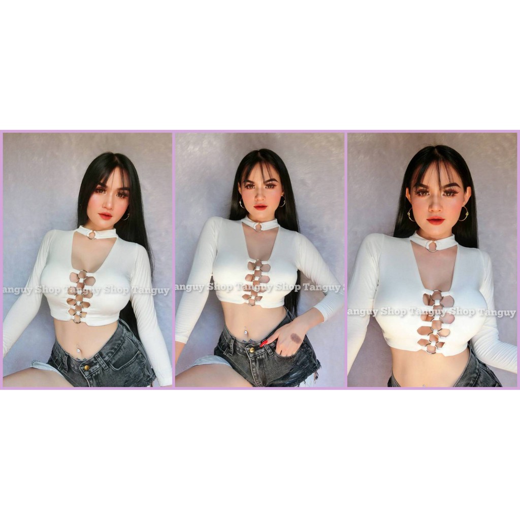 Crop Top Với Miếng Bọt A47