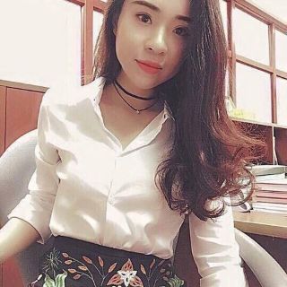 Xả áo sơ mi trắng - đen