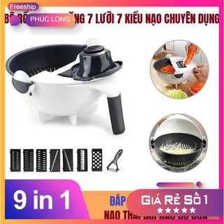 Rổ Nạo Rau Củ Đa Năng 9 trong 1 Tiện Ích