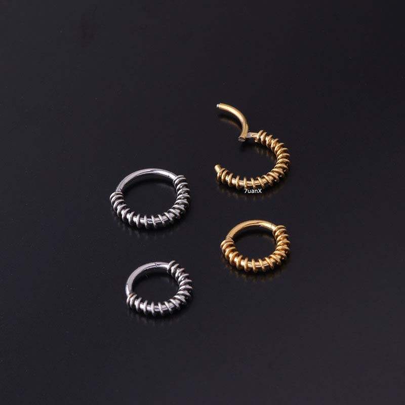 1 Khuyên Tai/Mũi 16G/10mm Bằng Thép Không Gỉ Thời Trang