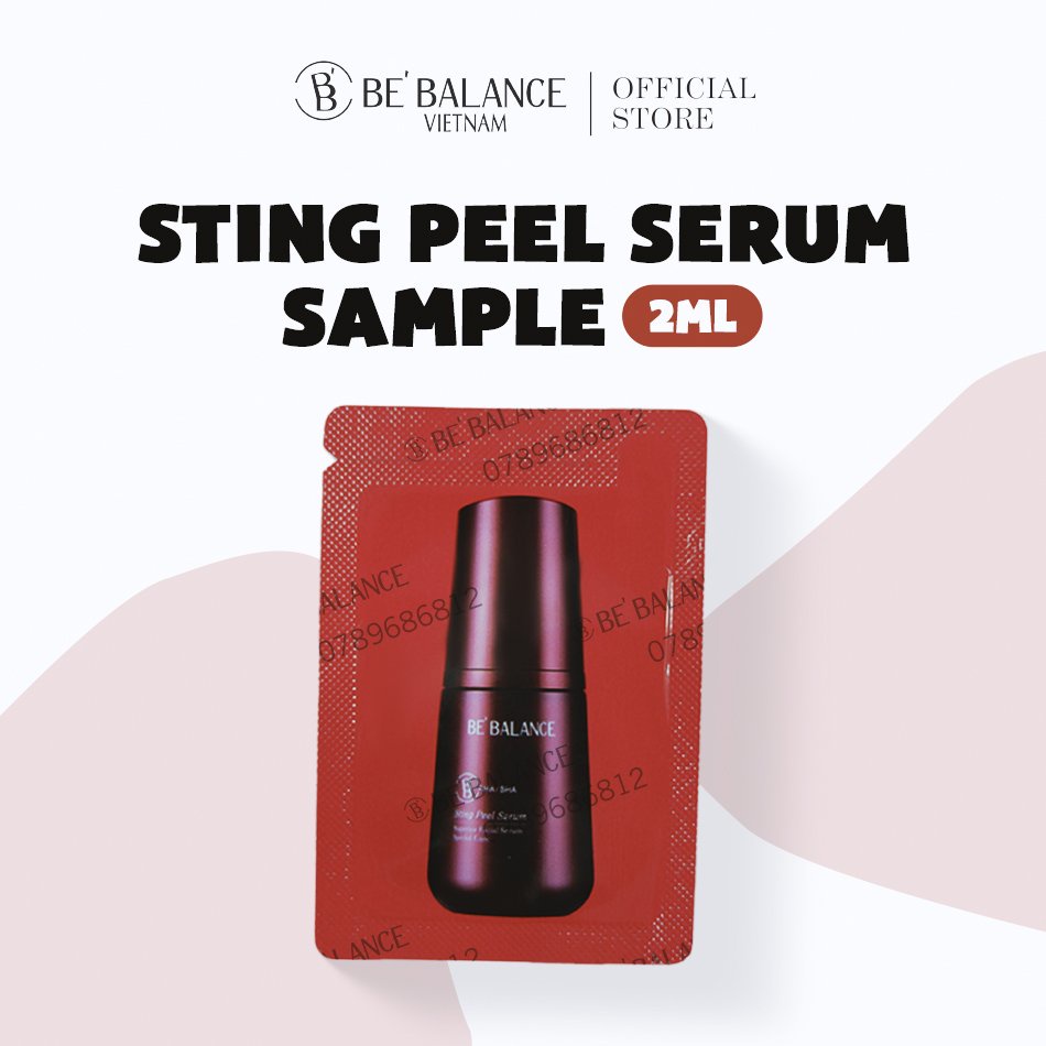 Gói sample tẩy tế bào chết hoá học BEBALANCE Sting Peel Serum