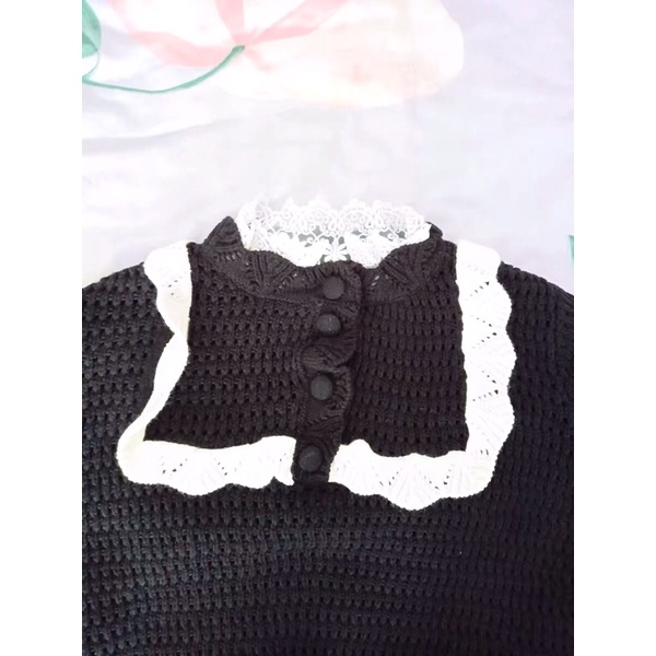 |ETIN JEANS| Set áo len tiểu thư + jeans ống loe ROSE BLACKPINK TLÉA