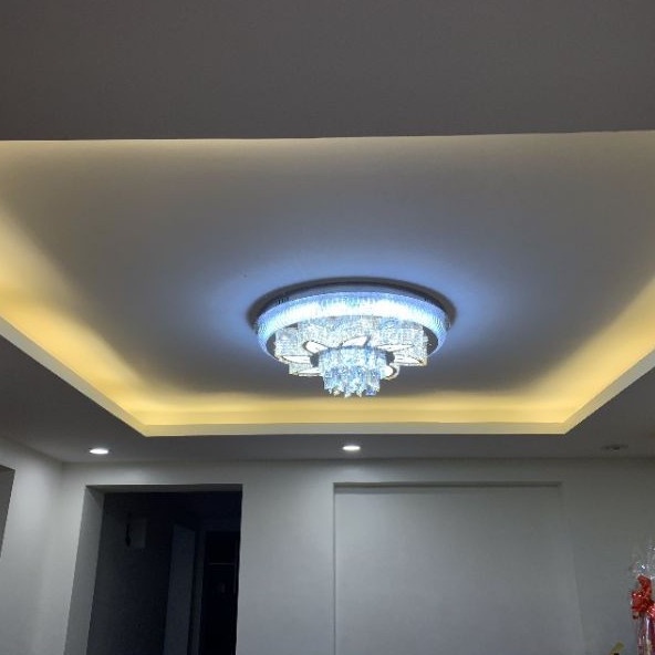 Đèn led ốp trần trang trí phòng khách phòng ngủ có 3 chế độ sáng tặng điều khiển bảo hành 24 tháng - Mã 236/600