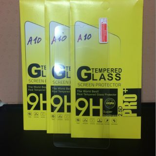 Bộ 2 kính cường lực 9H cho Galaxy A10 tặng ốp dẻo ( Trong suốt )
