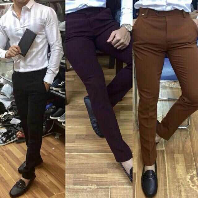 [ Rẻ vô địch ] Combo 3 quần vải màu tự chọn chất đẹp, vải dày, không xù, không nhăn | BigBuy360 - bigbuy360.vn