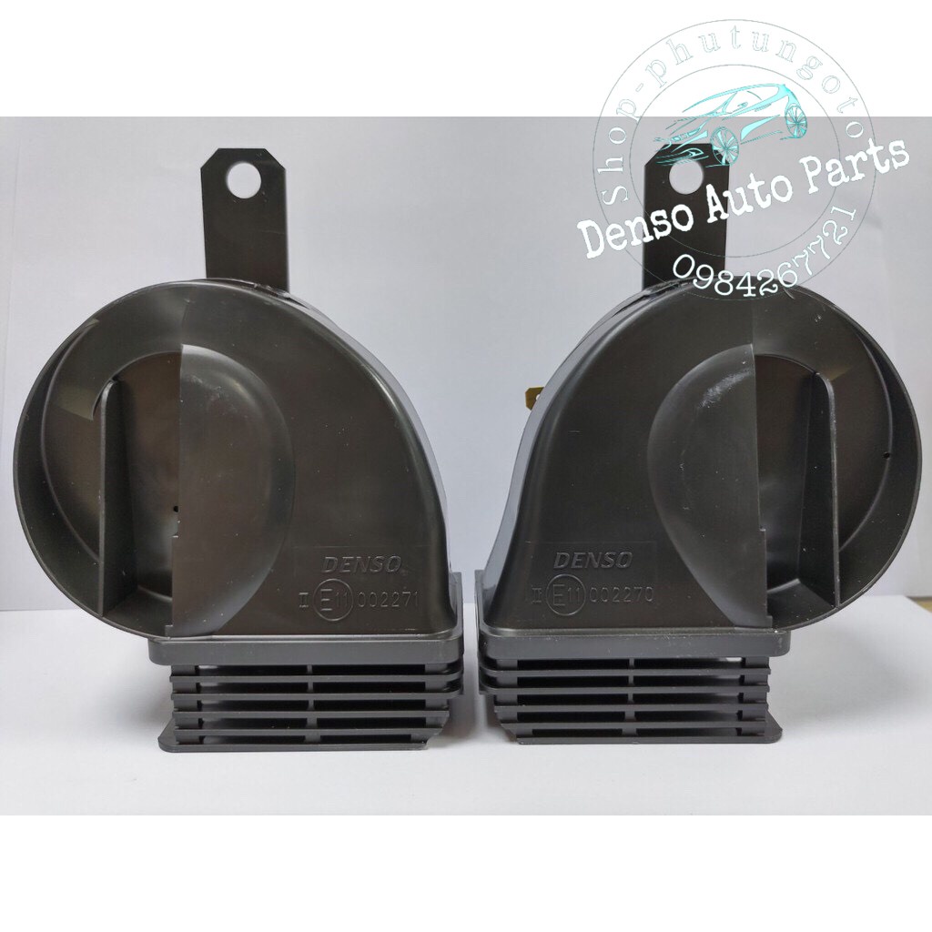Còi sên - Kèn sò 2 giắc chống nước chính hãng DENSO 12V  - 1 CặP