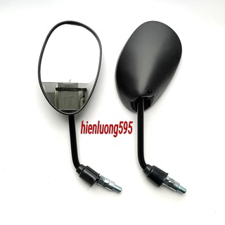 Gương chiếu hậu lắp cho xe máy Wave các loại, Lead 125, Vision, Airblade, Sh mode, Click, Future các đời (01 cặp)