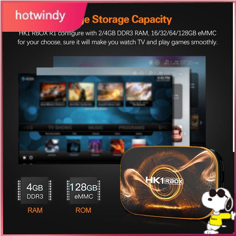 Đầu Phát Mạng Không Dây Dqidianz Hk1r Android 10.0 Rk3318 4gb 4k Wifi