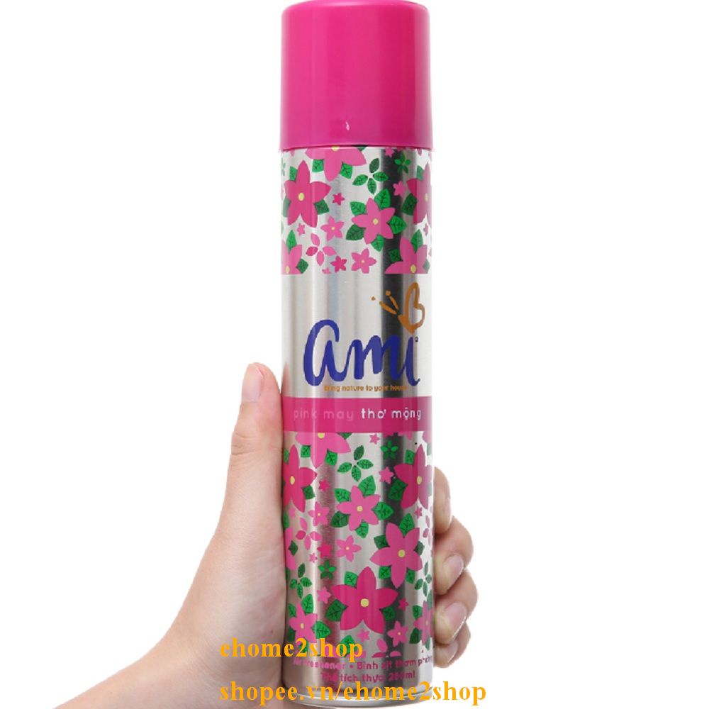 Xịt phòng Ami pink may thơ mộng 280ml