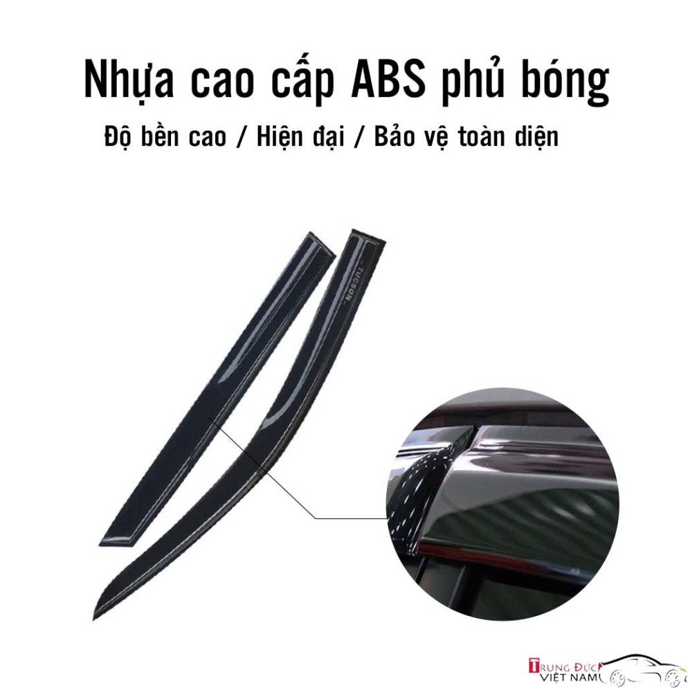 Vè Che Mưa Nhựa Xe HUYNDAI TUCSON 2016-2020 Sáng Bóng Cao Cấp- FREE SHIP