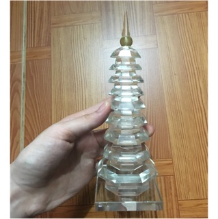 THÁP VĂN XƯƠNG THUỶ TINH 9 TẦNG CÁC MÀU