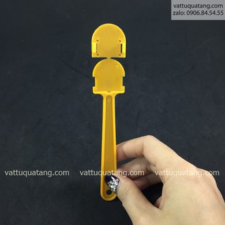 Phôi quạt cầm tay - màu vàng