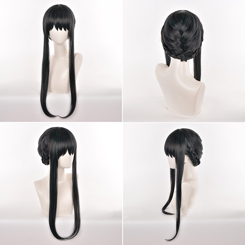Tóc Giả Dài Màu Đen Chịu Nhiệt Hóa Trang Nhân Vật Yor Forger Spy×Family