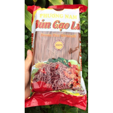 Mỳ gạo lứt hồng long sợi bún gói 500g