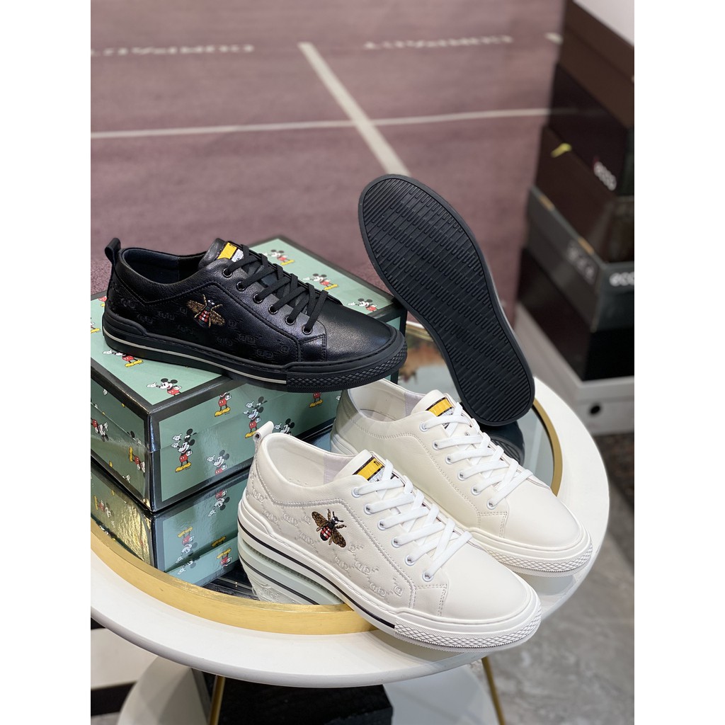 Giày sneakers nam da thật GUCCI GG GC thiêt kế cổ điển nhưng vẫn mang đến sự trẻ trung