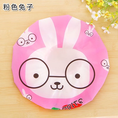 Mũ Tắm Dày Dặn Chống Dầu Chống Khói Kiểu Hoạt Hình Nhật Bản Dễ Thương Cho Nữ