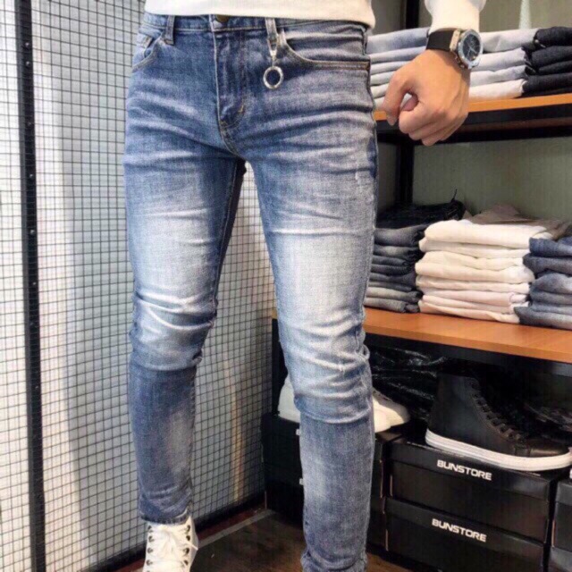 Quần jean nam cao cấp mẫu mới,quần bò đẹp giá rẻ AT 9999 | BigBuy360 - bigbuy360.vn