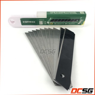 Lưỡi dao rọc thẳng thép SK2 18mm 93433A (10lưỡi/hộp)