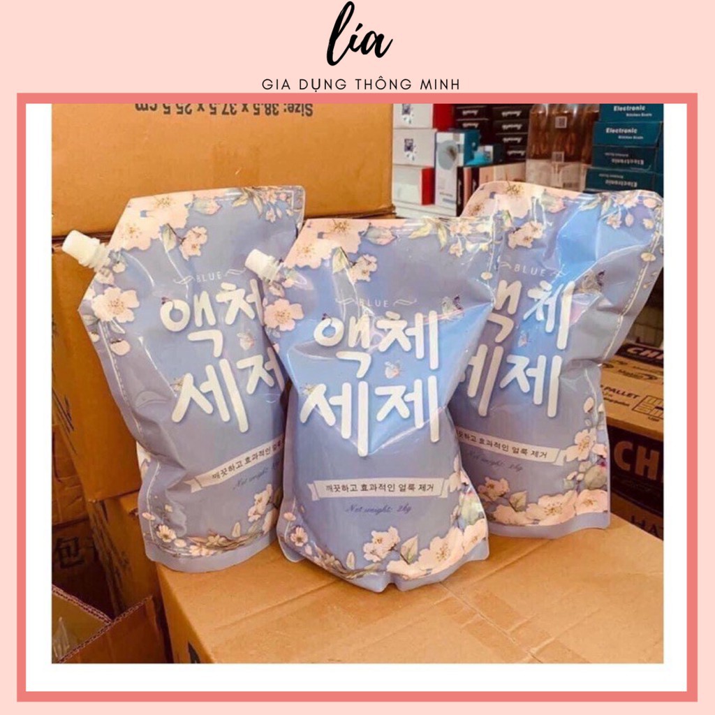 NƯỚC GIẶT BLUE HÀN QUỐC 2kg Hương Thảo Mộc