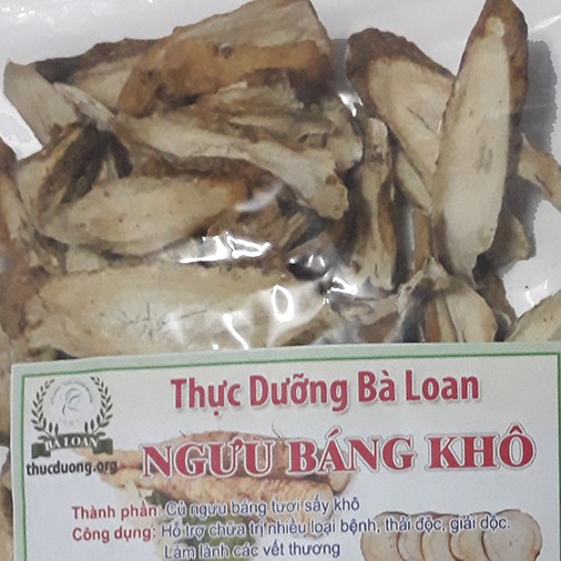 Ngưu báng sao vàng Thực dưỡng Bà loan, loại cây cân bằng âm dương, mua bán củ ngưu báng tại hà nội, tphcm