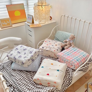Chăn tuyết Soft Hàn Quốc thiết kế vintage nặng 2kg